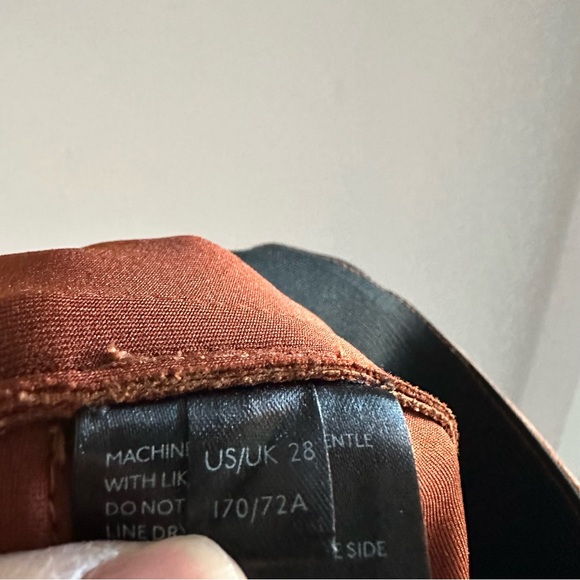 Free People Real Deal Crvy Vegan Suede Flare Pants Size 28 - Picture 9 of 9